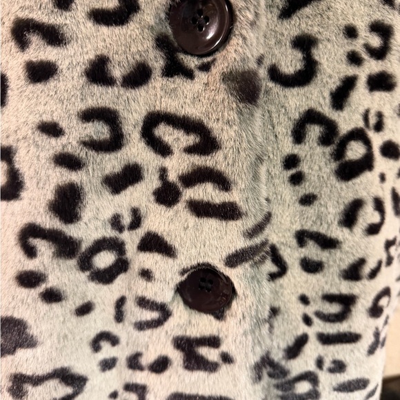 Blanc Noir Animal Print Teddy Jacket - Picture 3 of 7